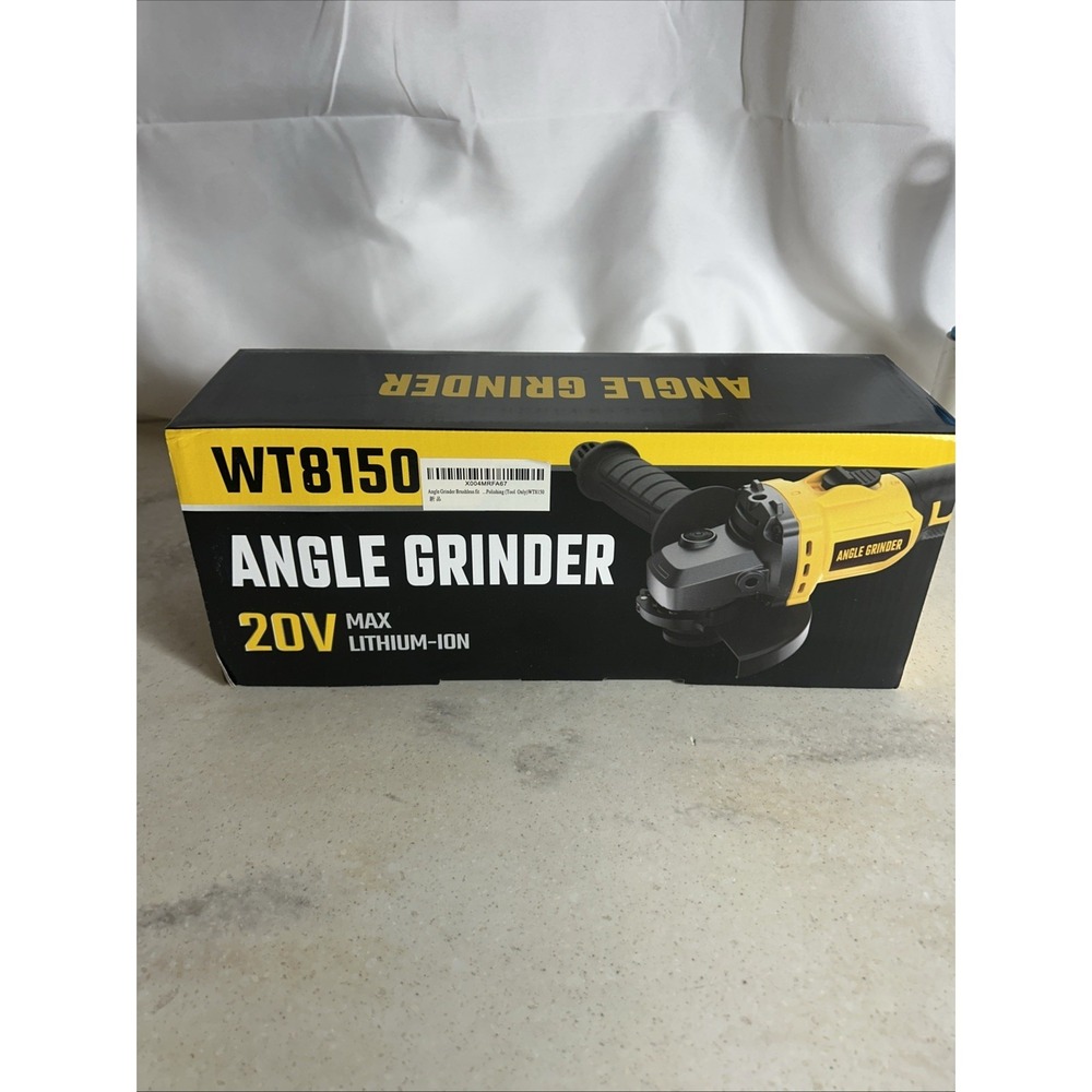 WT8150 Battery Operated Angle Grinder Tool Only